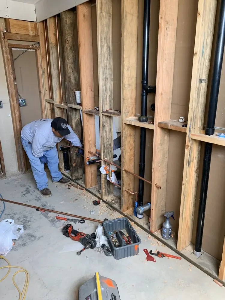 Commercial rough-in plumbing for Gas Line Repair in Gold Cup Springs